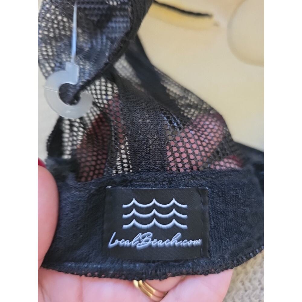 Local Beach Boutique Beach Mama Patch Trucker Hat Otto Snap Back One Sz Vacation - Picture 7 of 7